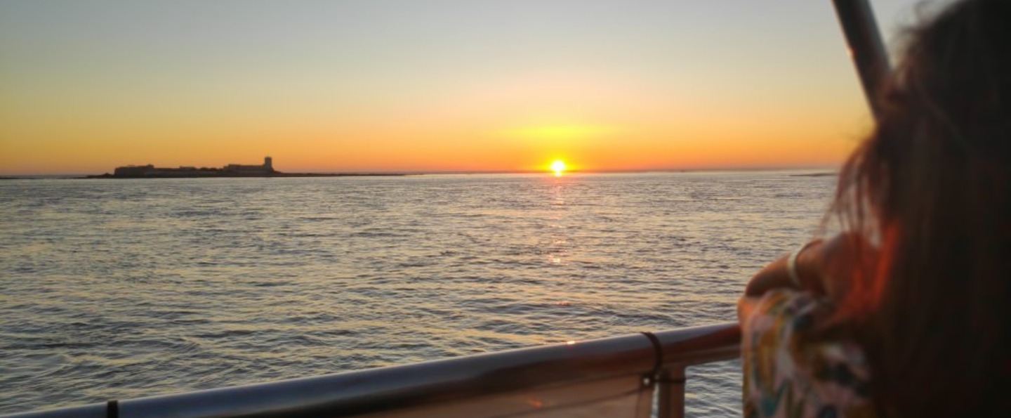 Cadiz boat ride at sunset