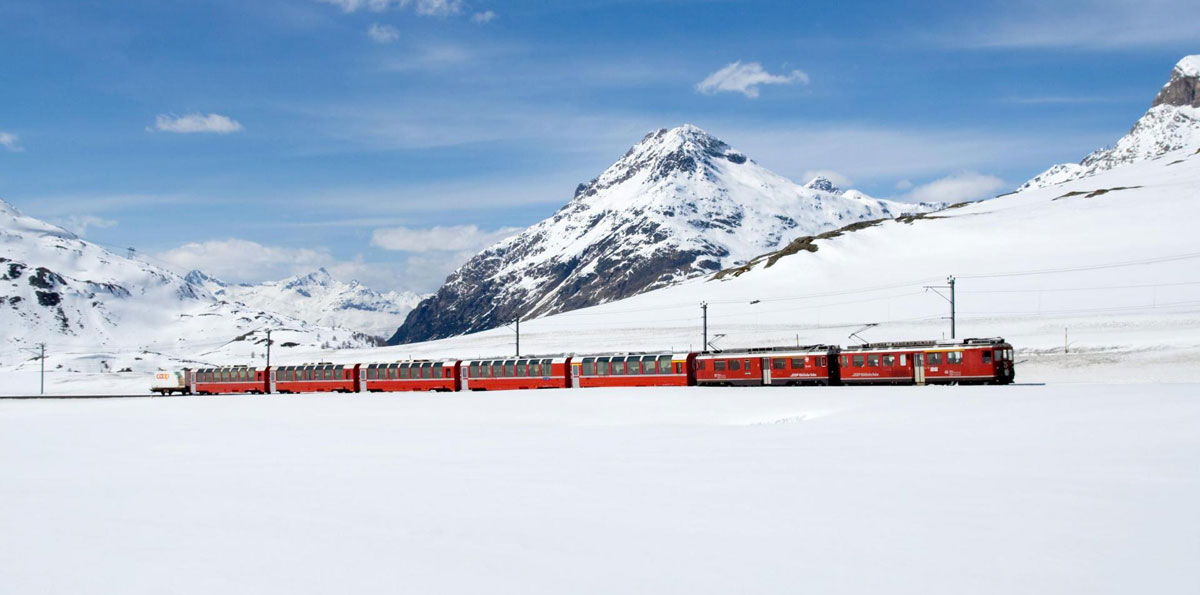 Tour por los Alpes Suizos en el Bernina Express