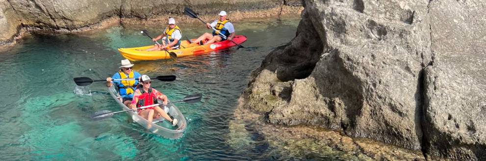 Kayak por el Arrecife de las Sirenas