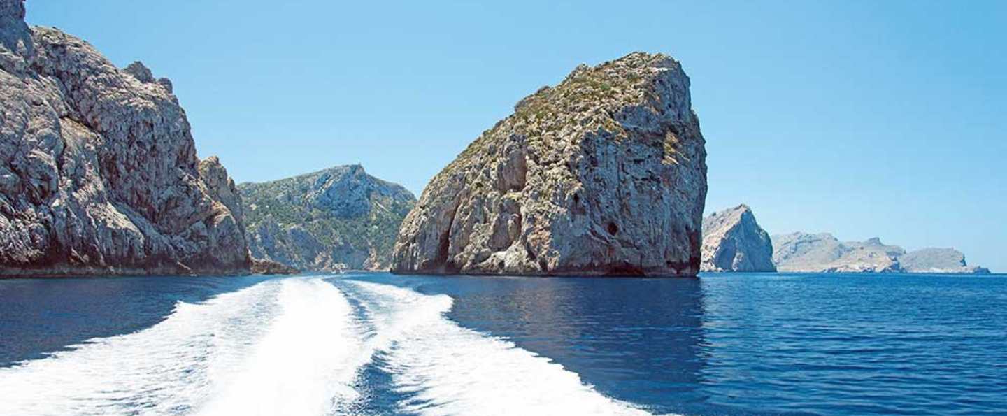 Tour en barco con visión submarina: Cala Figuera y Formentor