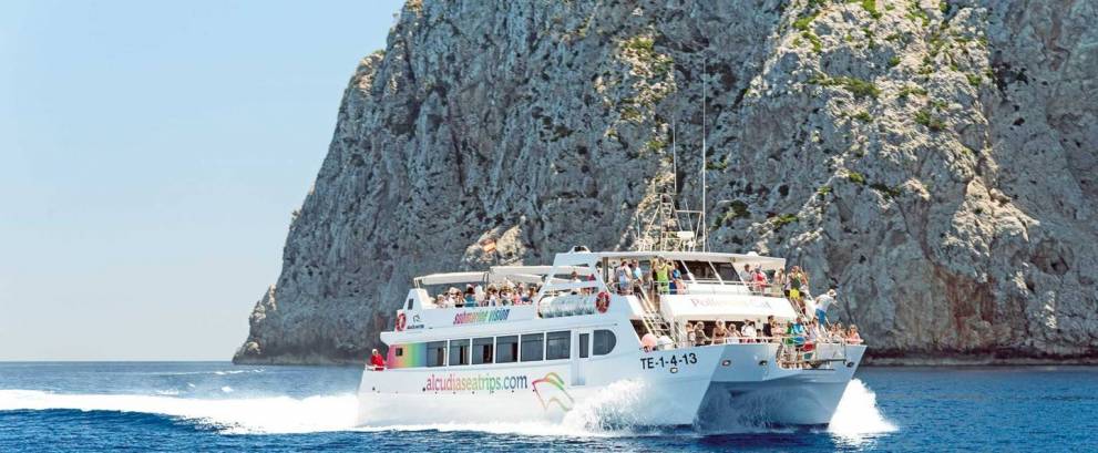 Tour en barco con visión submarina: Cala Figuera y Formentor