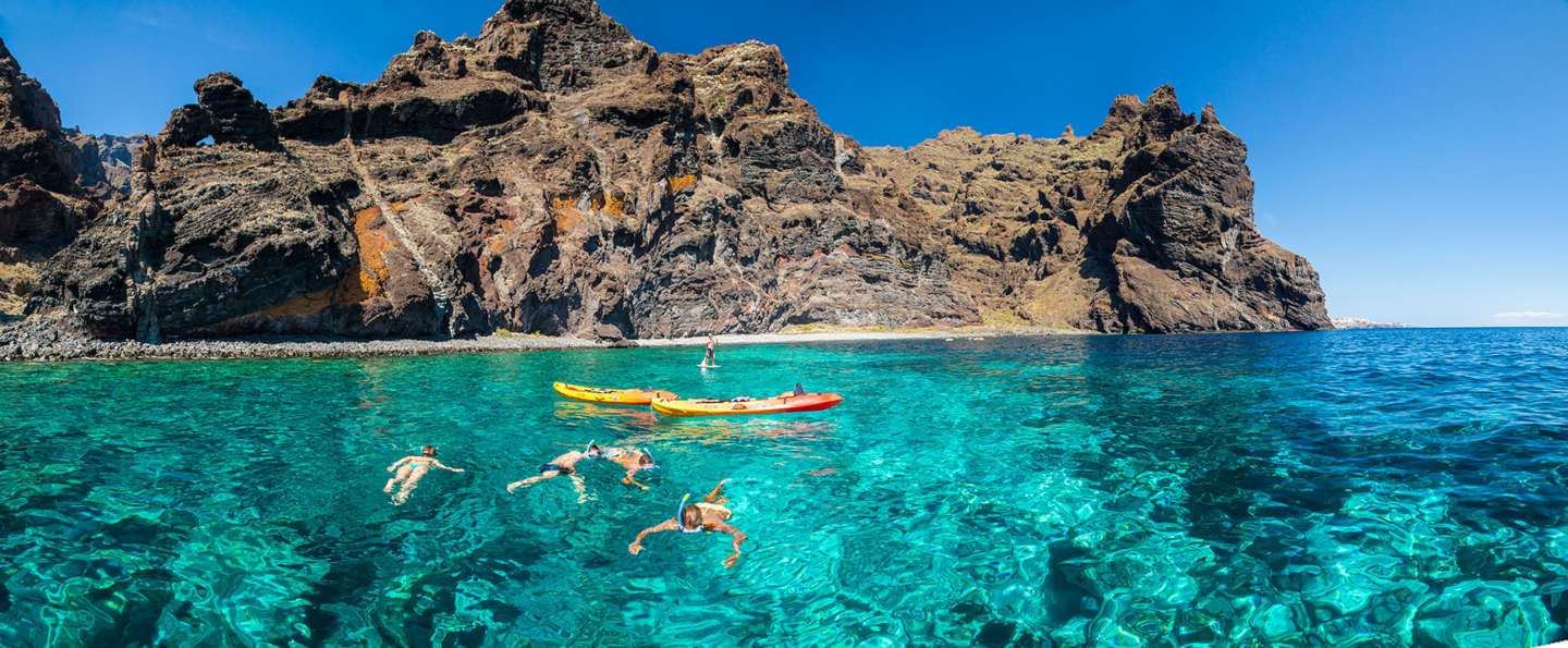 Kayak en los Gigantes de Tenerife
